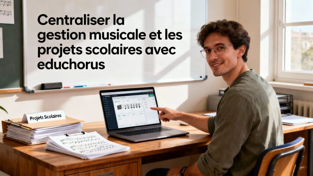 Centraliser la gestion musicale et les projets scolaires avec educhorus avec texte
