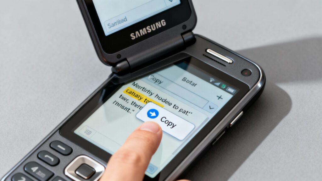 Gagner du temps avec le presse-papier Samsung sans aucun texte