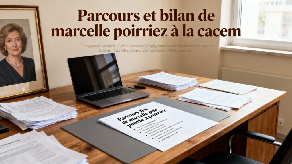 Parcours et bilan de marcelle poirriez à la cacem avec texte