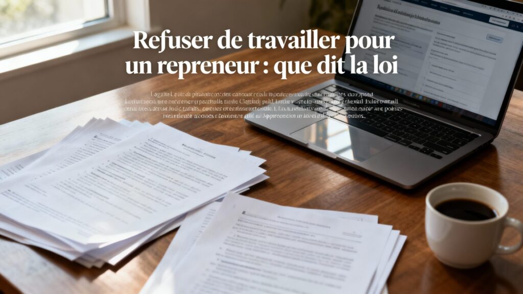 Refuser de travailler pour un repreneur : que dit la loi avec texte