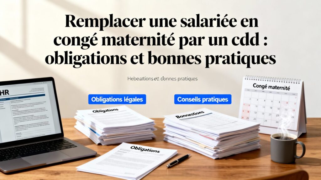 Remplacer une salariée en congé maternité par un cdd : obligations et bonnes pratiques avec texte