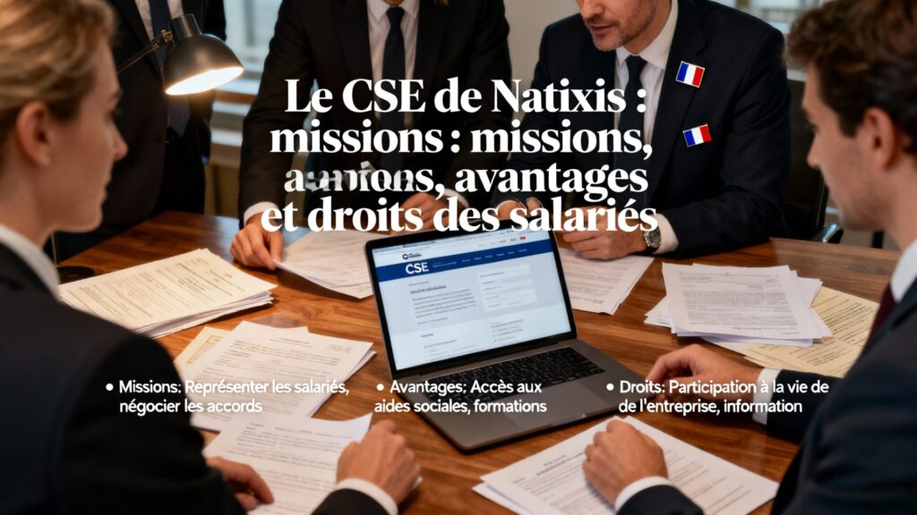 Le CSE de Natixis : missions, avantages et droits des salariés avec texte