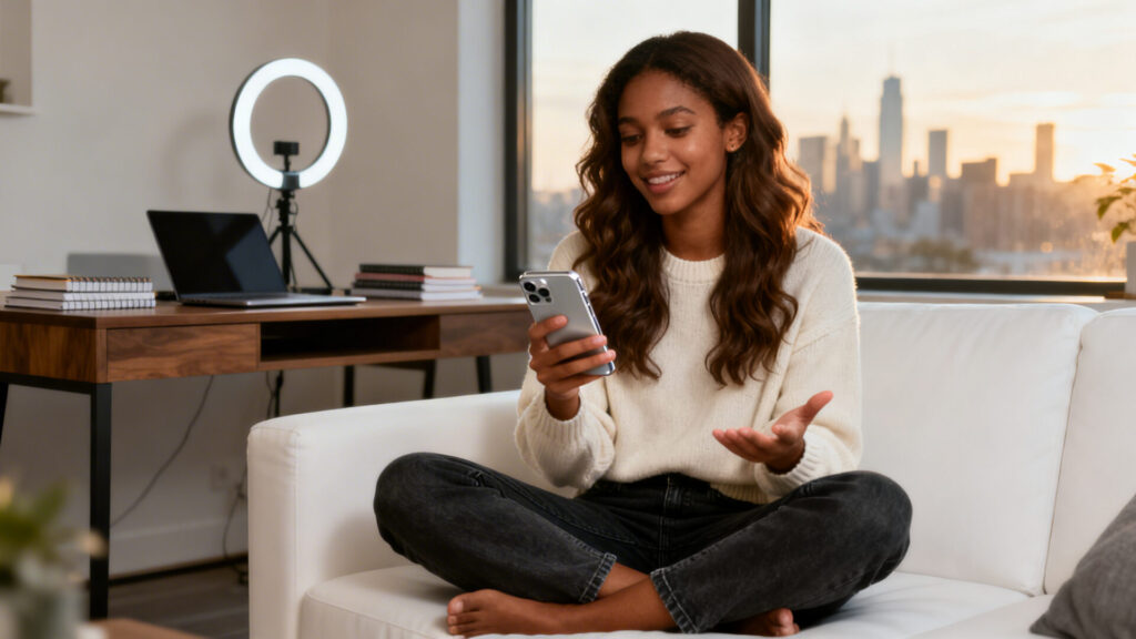 Devenir social media girl : construire une carrière sur les réseaux sociaux sans aucun texte