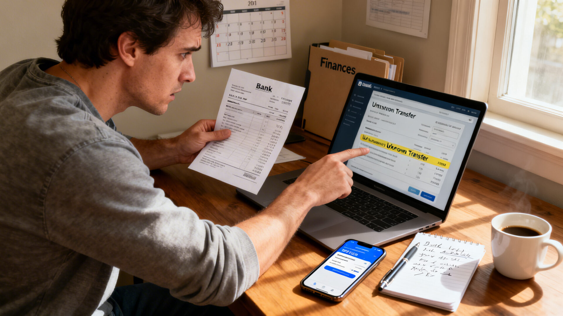 Que faire après un virement inconnu : étapes et conseils