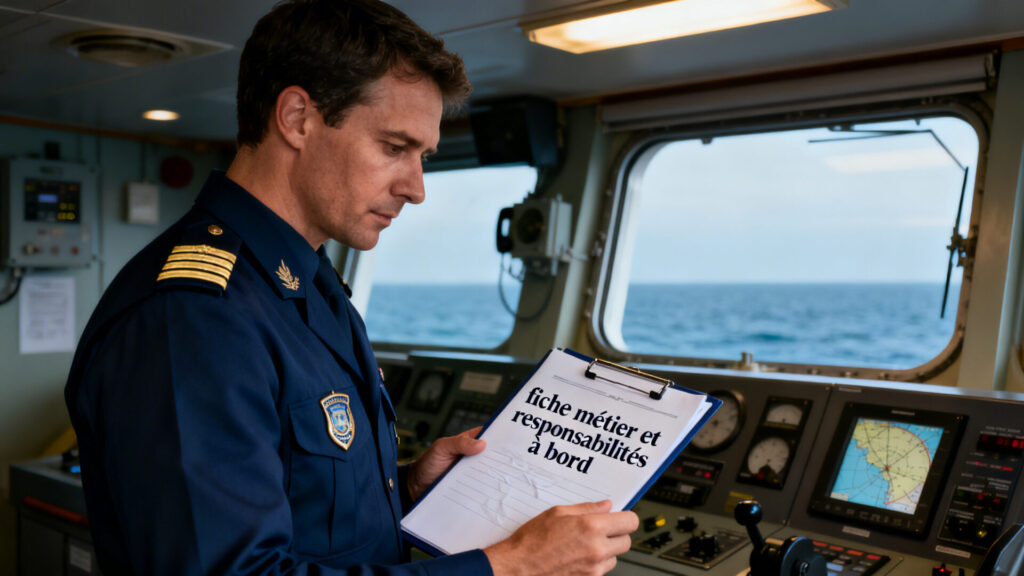 Officier de sûreté des navires : fiche métier et responsabilité à bord avec texte