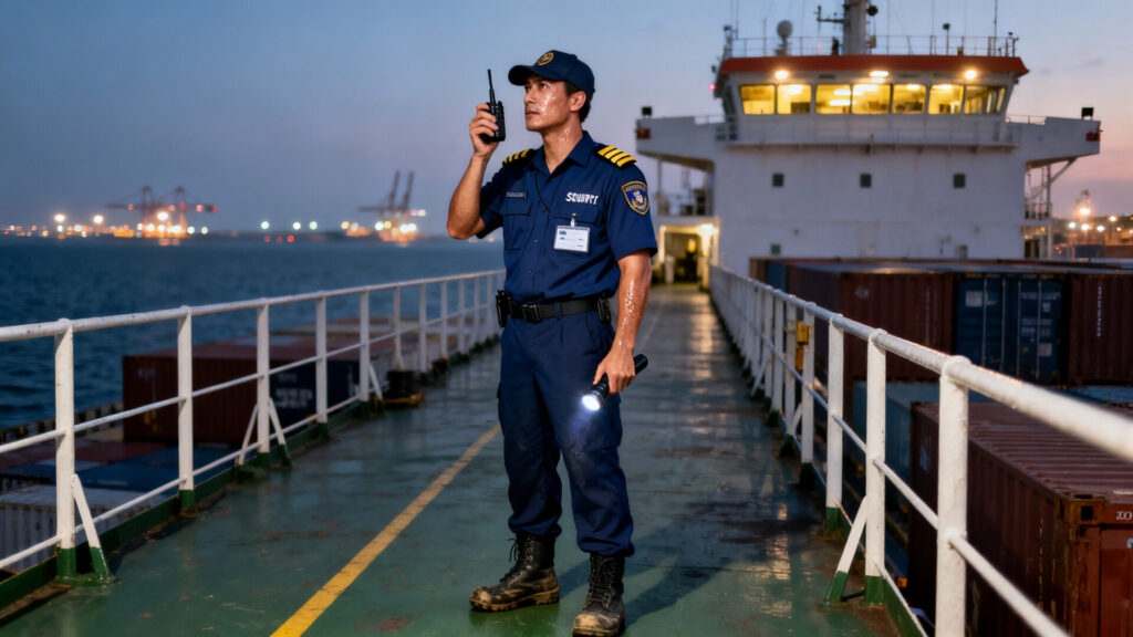 Officier de sûreté des navires : fiche métier et responsabilité à bord sans aucun texte